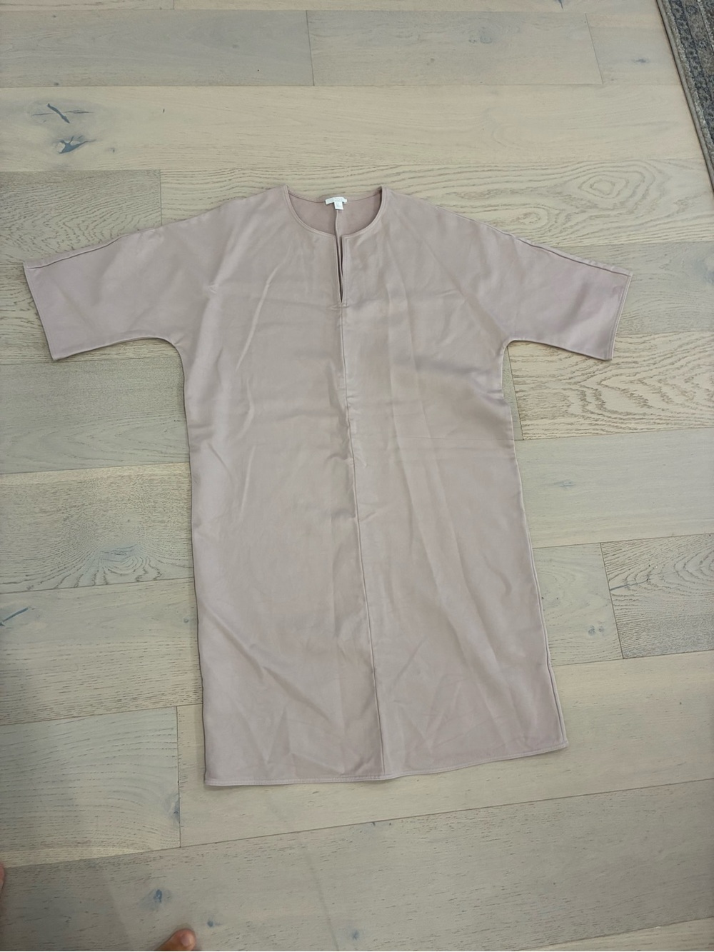 COS Relaxed Short-Sleeve Nightdress in Blush